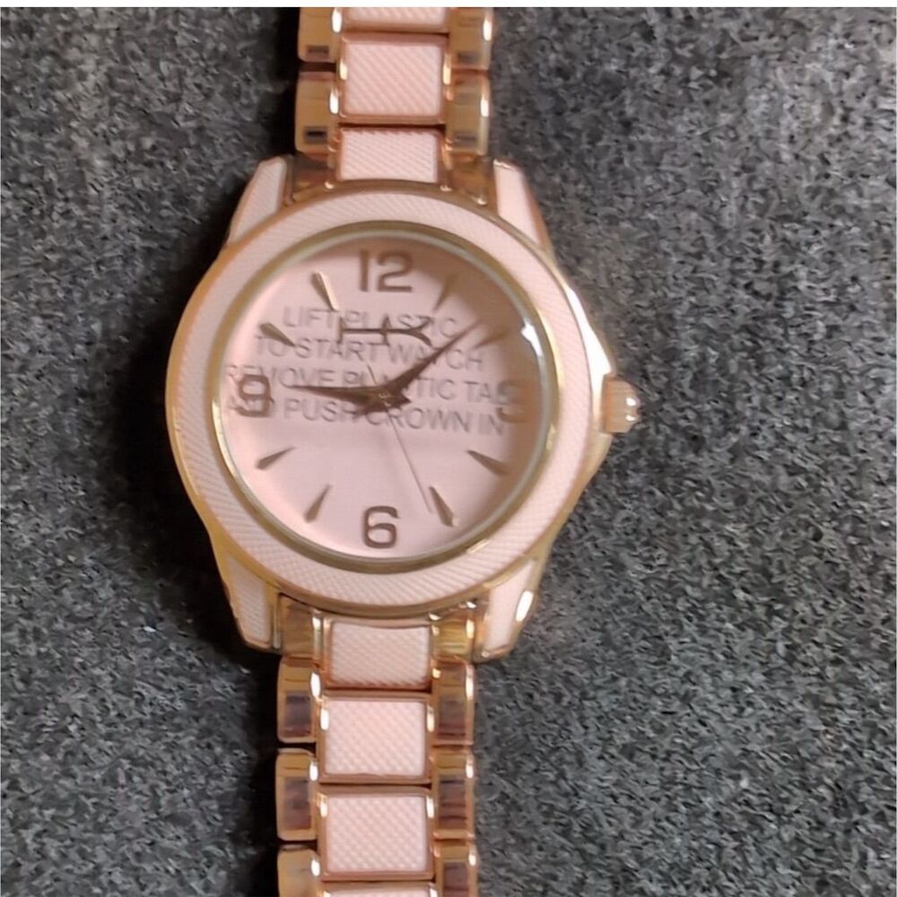 Heidi Klum Women's Luxury Quartz Watch  Dial Gold Stainless Steel